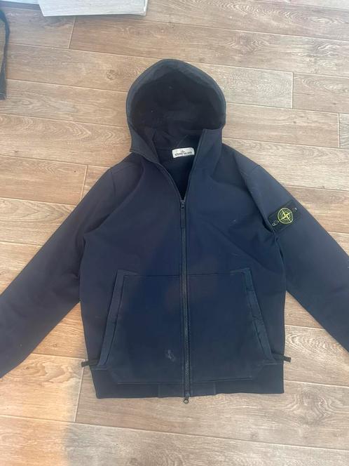 Stone island soft shell S Navy Blue, Kleding | Heren, Jassen | Zomer, Gedragen, Maat 46 (S) of kleiner, Blauw, Ophalen of Verzenden