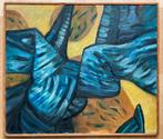 Abstract schilderij 1963, Antiek en Kunst, Ophalen