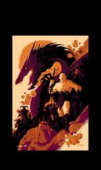 Weta poster Azog en Smaug Lord of the Rings Hobbit, Ophalen of Verzenden, Nieuw, Overige typen