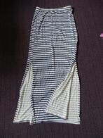 blauw witte maxi rok maat 38/40, Maat 38/40 (M), Blauw, Ophalen of Verzenden, Zo goed als nieuw