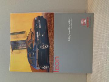 seat leon folder beschikbaar voor biedingen