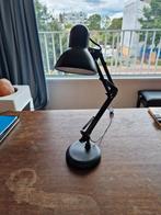 Zwarte Verstelbare Bureaulamp, Ophalen of Verzenden, Gebruikt, Metaal, Modern