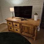 Teak tv meubel, Ophalen, Gebruikt, 100 tot 150 cm, Teakhout