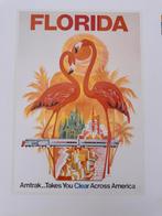 Florida Amtrak Reclame Litho Prent, Ophalen of Verzenden