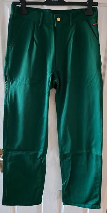 👖2 x WERKBROEKEN MERK MASCOT KLEUR DONKERGROEN MAAT 48  beschikbaar voor biedingen