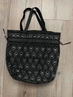 Zwarte Handtas met Glitter Steentjes, Ophalen of Verzenden, Zo goed als nieuw, Zwart, Handtas