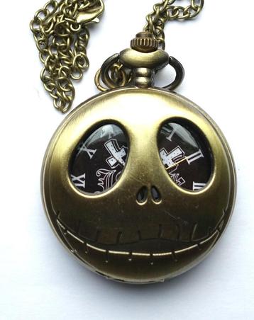 zakhorloge model spooky face in bronskleur beschikbaar voor biedingen