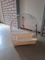 Klein gebruikt vogelkooitje, Dieren en Toebehoren, Ophalen, Gebruikt, Metaal, Vogelkooi