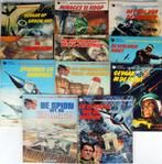 9x vintage strips, Tanguy & Laverdure, Simon, Bakelandt 70s, Gelezen, Ophalen of Verzenden, Meerdere stripboeken