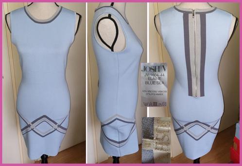 JOSH V lichtblauwe retro jurk maat M nieuw, Kleding | Dames, Jurken, Nieuw, Maat 38/40 (M), Blauw, Knielengte, Ophalen of Verzenden