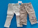 2 zomerbroeken maat 80, Kinderen en Baby's, Babykleding | Maat 80, Ophalen of Verzenden, Gebruikt, Meisje, Broekje