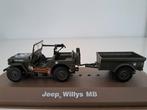 Jeep Willys MB met aanhanger, 1:43, in originele verpakking, Hobby en Vrije tijd, Overige merken, Ophalen of Verzenden, Zo goed als nieuw