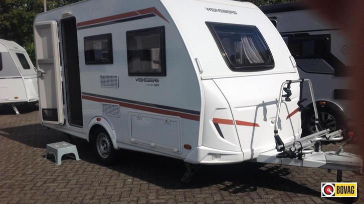 Weinsberg CaraOne Edition HOT 390 QD, Caravans en Kamperen, Caravans, tot en met 4, Treinzit, Overige merken, Dwarsbed, Overige typen
