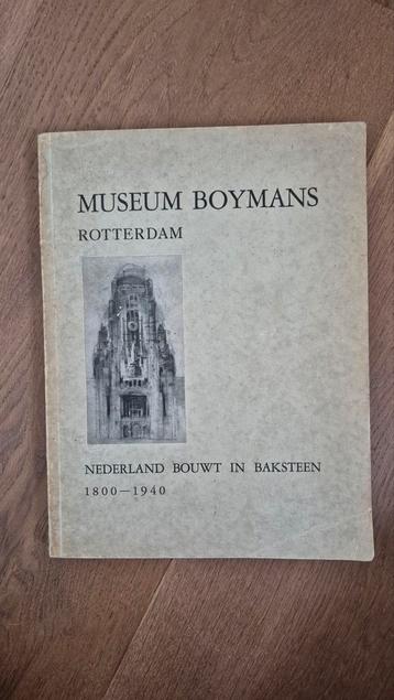 Museum Boymans Catalogus - Nederland Bouwt in Baksteen beschikbaar voor biedingen