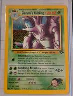 Giovanni's Nidoking - Zeldzame Pokémonkaart!, Ophalen of Verzenden, Gebruikt, Losse kaart