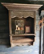 Brocante Franse hangkast/ keukenkast/ allegonda, Ophalen of Verzenden