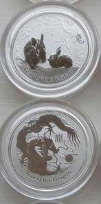 Zilveren 1/2 oz Lunar 2 serie., Postzegels en Munten, Munten | Oceanië, Ophalen of Verzenden, Losse munt, Zilver