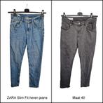 ZARA heren jeans - 2 stuks || Slim Fit | Size 40, Zara, Blauw, W32 (confectie 46) of kleiner, Ophalen of Verzenden