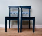 Kinderstoelen, Blauw, Twee, Zo goed als nieuw, Hout