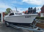 Weekend cruiser, Watersport en Boten, Benzine, Buitenboordmotor, Polyester, Gebruikt