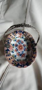 Makkum bonbonschaaltije met zilveren handvat, Antiek en Kunst, Antiek | Porselein, Ophalen of Verzenden