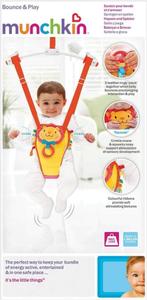 Munchkin Babyschommel voor aan de deur - Bounce and Play, Ophalen of Verzenden, Nieuw, Overige typen