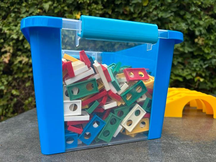 Dominostenen met Bruggen - Uren Speelplezier!, Kinderen en Baby's, Speelgoed | Bouwstenen, Gebruikt, Overige merken, Ophalen of Verzenden