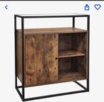 Dressoir/Bijzettafel met Glazen Blad, Ophalen, Gebruikt, 50 tot 100 cm, Glas