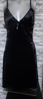 sexy fluwelen slipdress M, Kleding | Dames, Ophalen of Verzenden, Zwart, Nachtkleding