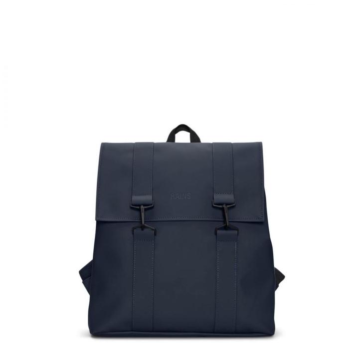 Rains blauwe rugtas, Sieraden, Tassen en Uiterlijk, Tassen | Rugtassen, Zo goed als nieuw, Overige merken, 25 tot 40 cm, 30 tot 45 cm