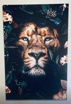 Leeuw Canvas 1.00 x 1.50, Huis en Inrichting, Woonaccessoires | Schilderijen, Tekeningen en Foto's, Ophalen, 75 tot 100 cm, 75 cm of meer