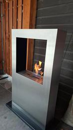 Rvs safretti bio ethanol haard kan binnen en buiten, Tuin en Terras, Ophalen