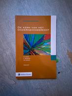 De kern van het ondernemingsrecht (4e druk), Ophalen of Verzenden, Zo goed als nieuw, WO