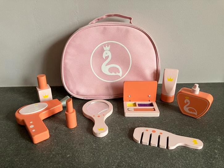 Mini Matters houten beauty set, gebruikt in nette staat, Kinderen en Baby's, Speelgoed | Houten speelgoed, Gebruikt, Overige typen