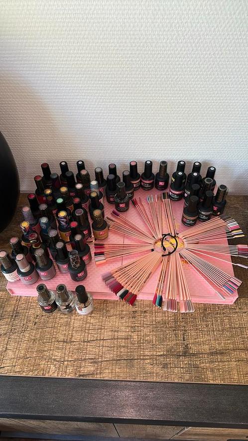 Pink gellac pakket 53 potjes, Sieraden, Tassen en Uiterlijk, Uiterlijk | Cosmetica en Make-up, Zo goed als nieuw, Handen en Nagels