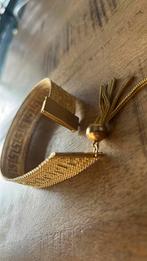 Vintage armband (Jaren 70 Grieks ontwerp) gold plated, Ophalen of Verzenden, Zo goed als nieuw, Goud, Goud