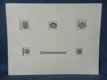 Zes houtgravures Dirk van Gelder voor boek Nala 1948 sign+nr beschikbaar voor biedingen