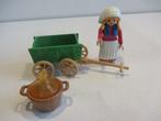 Playmobil Viintage Victoriaanse boerin met bolderkar, Kinderen en Baby's, Ophalen of Verzenden, Gebruikt, Los playmobil