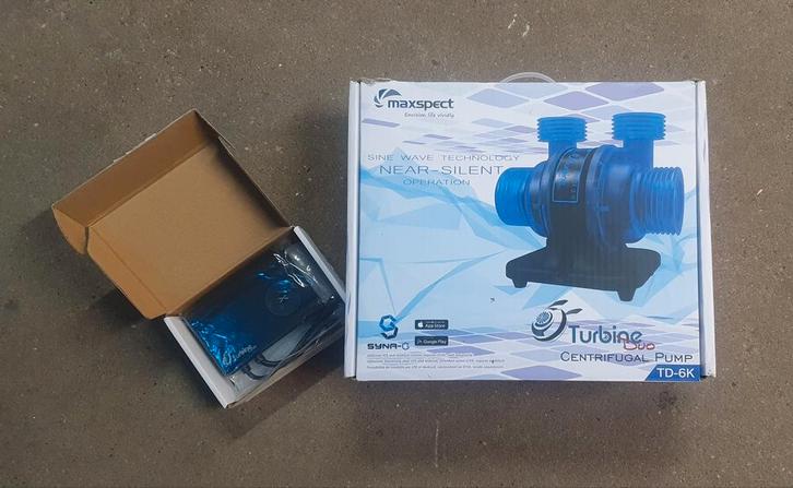 Aquarent/ Maxspect TD 6K/ Opvoerpomp/ zeeaquarium, Dieren en Toebehoren, Vissen | Aquaria en Toebehoren, Zo goed als nieuw, Filter of Co2