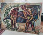 Elly Kuipers (1938-2016) schilderij ‘Samen één’, Antiek en Kunst, Ophalen