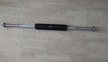 Tunturi halterstang chroom 120 cm l Ø 30 mm + Nekbeschermer beschikbaar voor biedingen