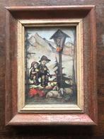 Vintage Hummel Prent met Kinderen en Schaapjes, Verzamelen, Ophalen of Verzenden, Gebruikt, Kind