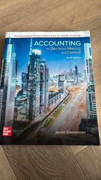 Accounting for decision making and control, Boeken, Ophalen of Verzenden, Zo goed als nieuw, WO