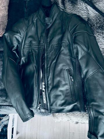 Motor jack jas motorjack Segura zwart leer leder beschikbaar voor biedingen