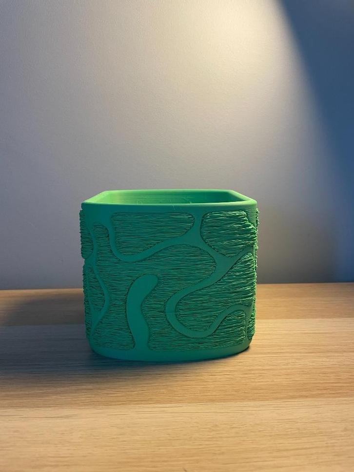 3D Geprinte Kruidenpot - Perfect voor Lidl Basilicum!, Huis en Inrichting, Keuken | Keukenelementen, Zo goed als nieuw, Minder dan 100 cm
