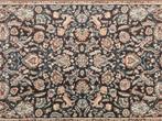 Vintage Persian wol Ruben's vloerkleed brown floral 83x161cm, Persian Perzisch vintage oosters hype, Crème, Zo goed als nieuw