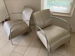 Montis Lomas stoel  Leer Highland Silk chroom onderstel, Huis en Inrichting, Fauteuils, Ophalen, Zo goed als nieuw, Minder dan 75 cm