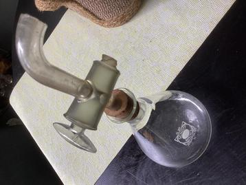 Vintage SCHOTT JENAer G20 labaratorium GLAS met afsluiter beschikbaar voor biedingen