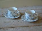 Servies Engels, Barratts, Bristol Blue, blauwe bloem, gaaf, Antiek en Kunst, Ophalen of Verzenden