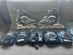 Fila Inline Skates + Beschermers - Maat 44, Overige merken, Gebruikt, Dames, Ophalen of Verzenden